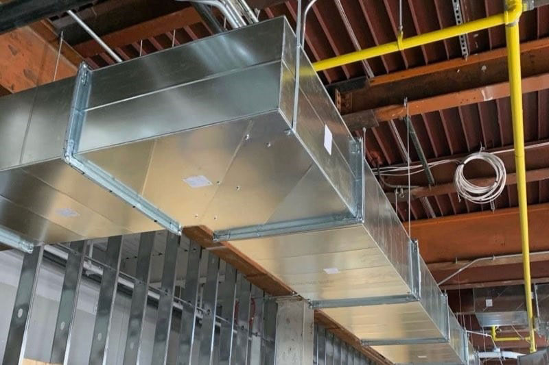 custom hvac duct installation